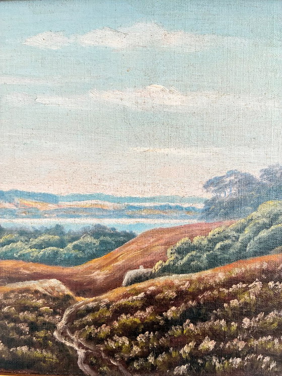 Vintage Signed Hills Landscape Oil Painting – Paintings & Drawings, Canvas (photo 4 of 11)