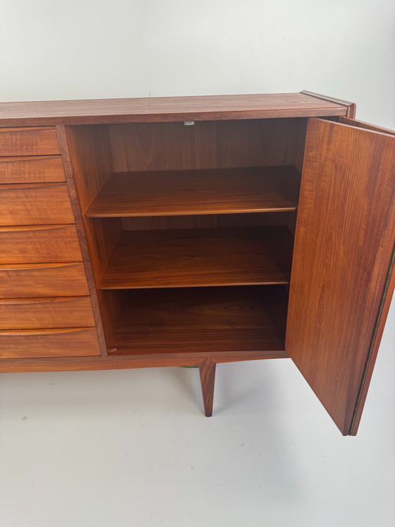 Image 1 of  Kurt Løvig for Faarup Møbelfabrik Danish Credenza – Sculptural Teak Masterpiece