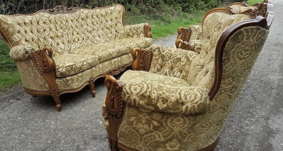 Image 1 of Bankstel met zwanenhals