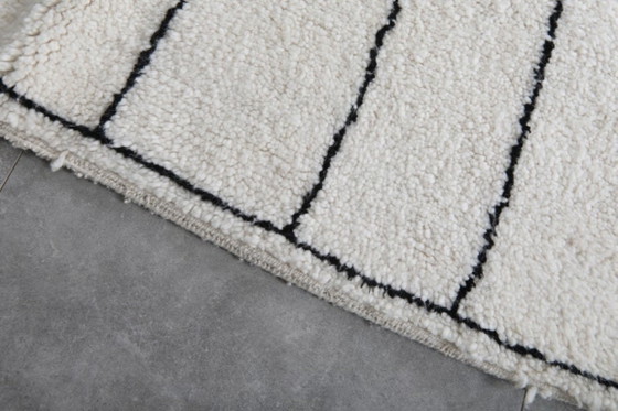Image 1 of Tapis marocain moderne Beni Ourain 3 x 2 m