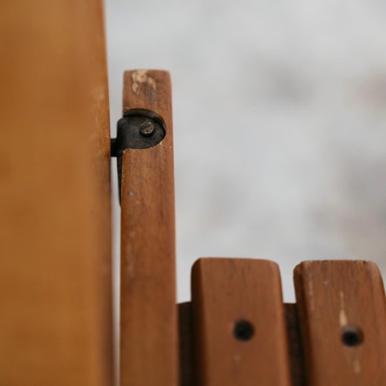 Image 1 of Aldo Jacober voor Alberto Bazzani: 4 Trieste-stoelen, vintage design uit de jaren 60.