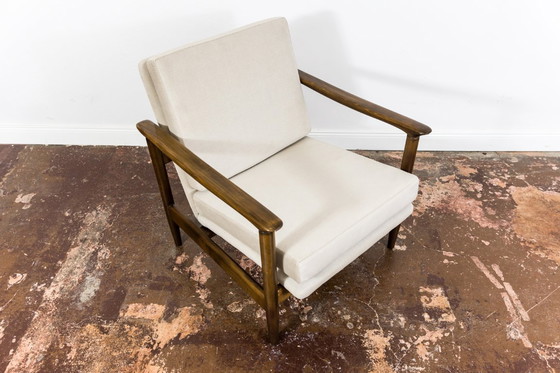 Image 1 of Mid Century moderne fauteuil GFM-142 van Edmund Homa, Polen, 1960