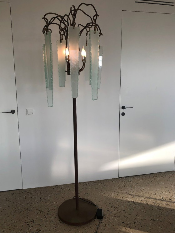 Image 1 of Vloerlamp Brand van Egmond Behind the frosted glass