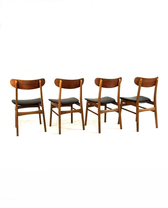 Image 1 of 4x chaises de salle à manger danoises vintage, Farstrup Møbler '60