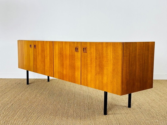 Image 1 of Minimalist Scandinavian teak sideboard, 1960