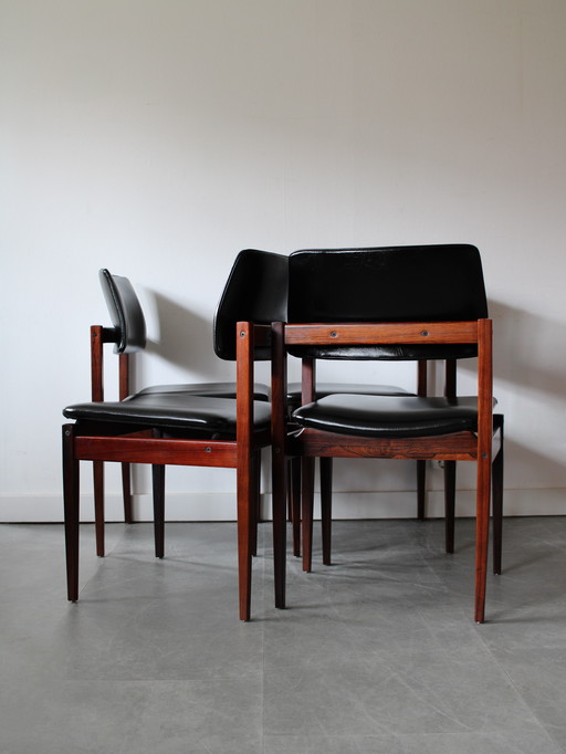 Chaises de salle à manger vintage hollandaises de TopForm