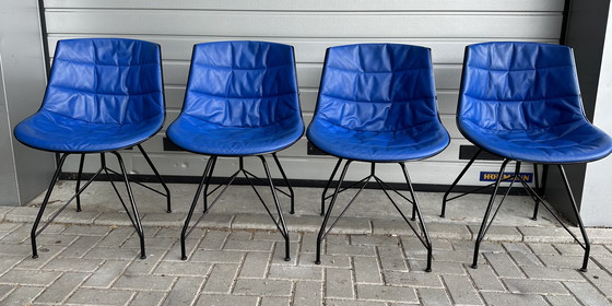 Image 1 of 4x sedie di design Italia Flow in MDF