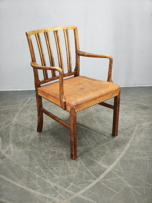 Fauteuil Ole Wanscher modèle 1675 pour Fritz Hansen, Danemark 1942