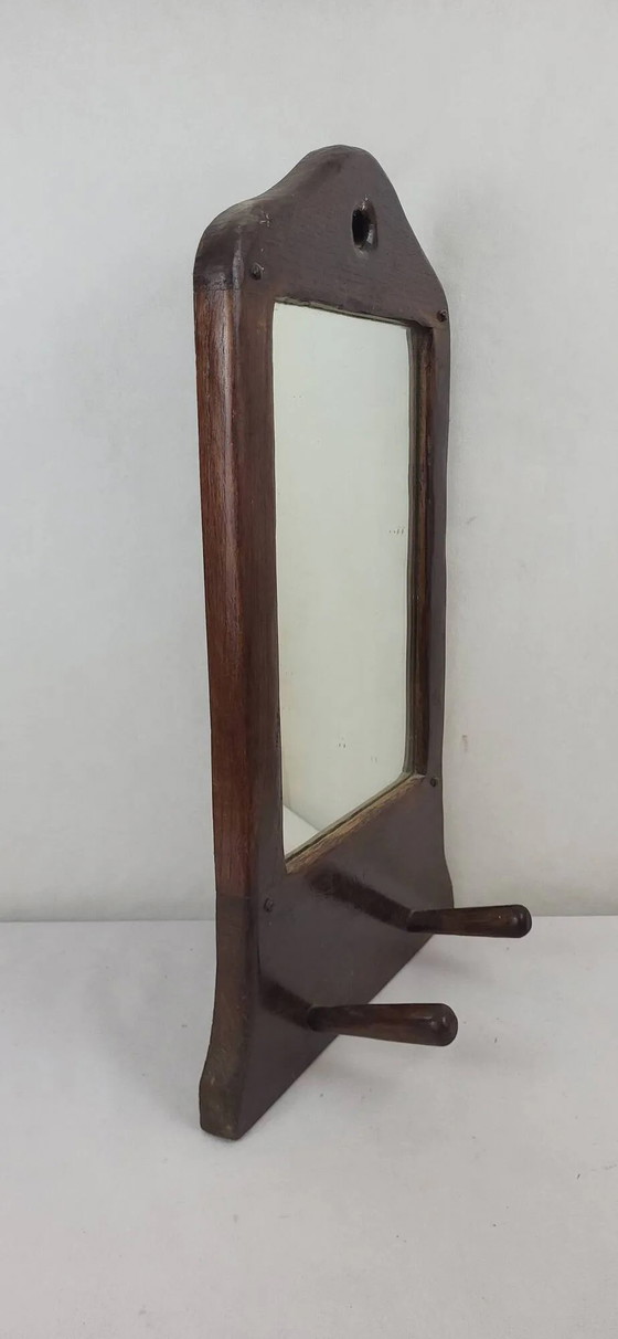 Specchio brutalista in legno 1950 – Wood (photo 4 of 5)