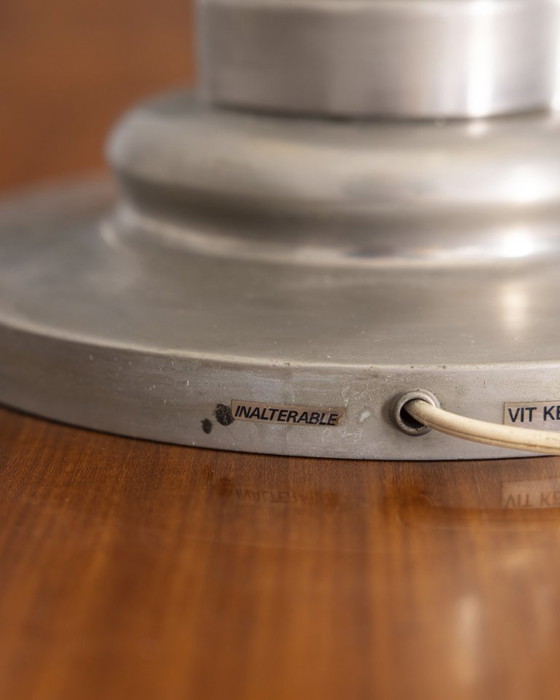 Image 1 of Vintage tafellamp van metaal en plexiglas uit de jaren 70, ontworpen door Vit Kellj