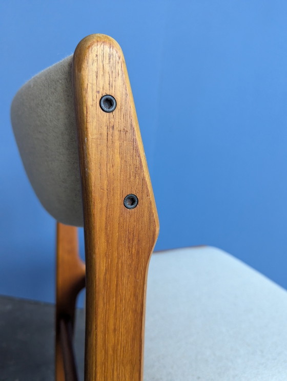 Image 1 of 5 sedie da pranzo vintage in teak - Erik Buch - Danimarca