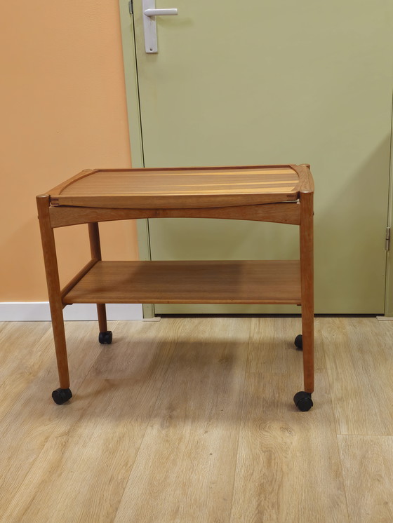 Image 1 of Vintage Poul Hundevad Serving Trolley Drinks Cart