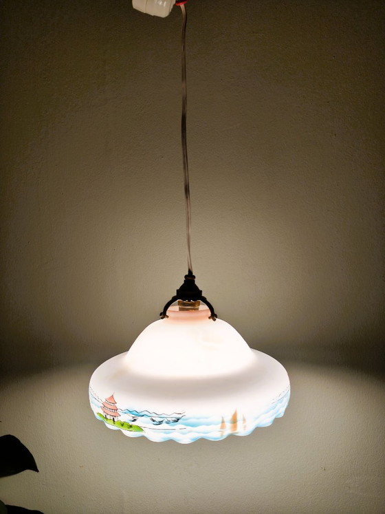 Lampada a sospensione vintage anni '50 – Lampade a sospensione, Glass, Murano Glass (photo 3 of 12)