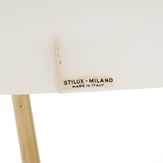 Image 1 of Marble and brass table lamp by Stilux, 1950s