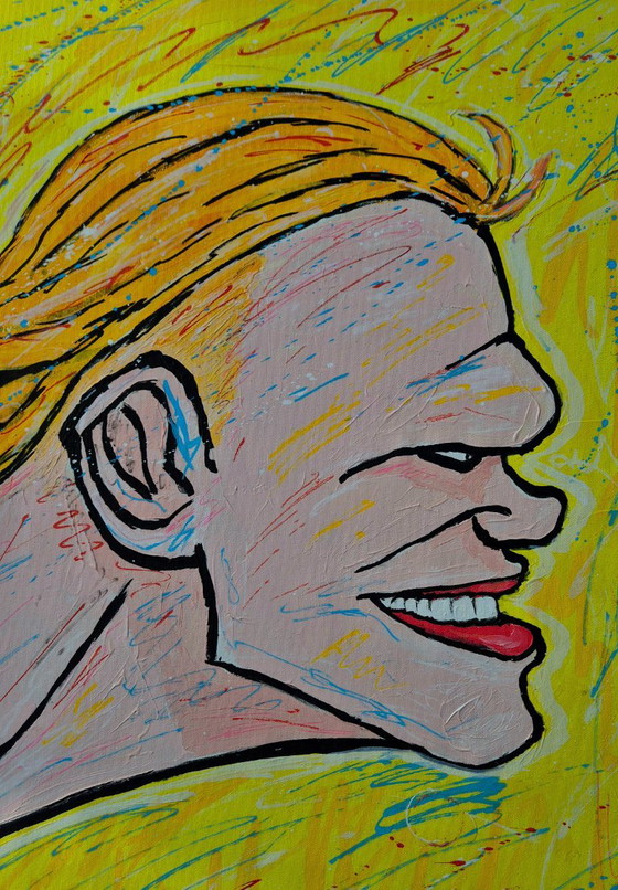 Big Halland (Funny Art) – Paintings & Drawings, Canvas (photo 7 of 17)