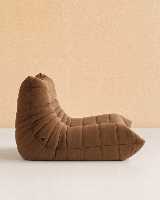 Image 1 of A Togo chaise lounge by Ligne Roset in ochre beige