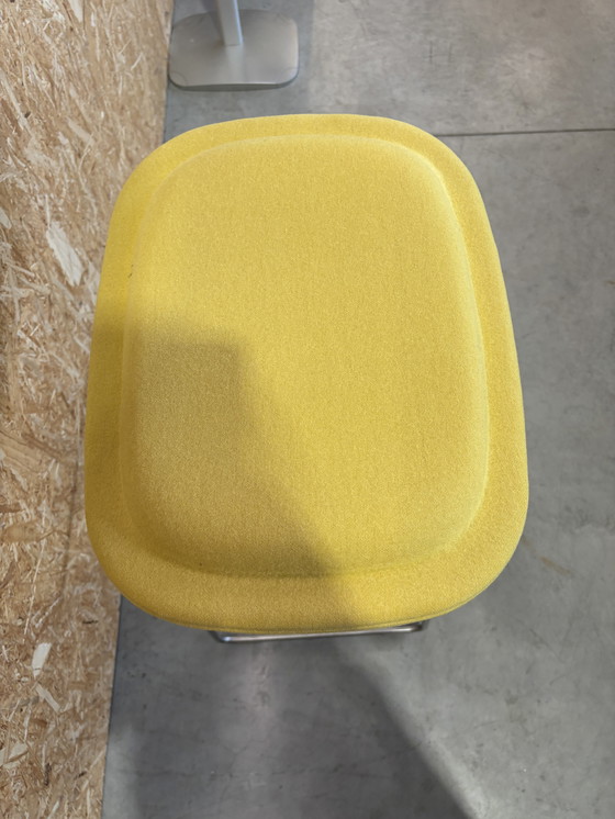 Image 1 of Taburete Cappellini cojín alto amarillo