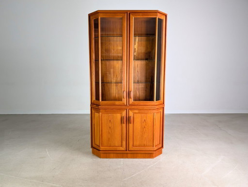 Dyrlund Vitrine Midcentury Teck danois design Commode Vintage