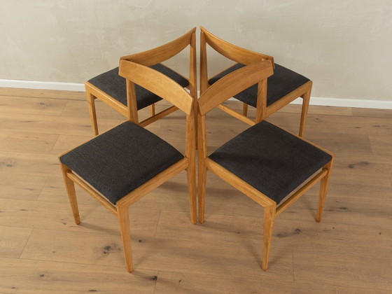 Image 1 of Eetkamerstoelen uit de jaren 60, Lübke