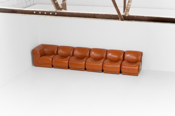Modular Sofa by Doimo Salotti (Italy, 1970s). – Leather, Vintage (photo 18 of 24)