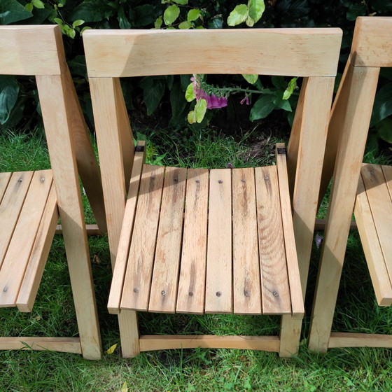 Image 1 of 5 Aldo Jacober 'Trieste' klapstoelen