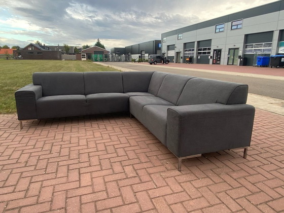 Image 1 of Gray Fabric Corner Sofa