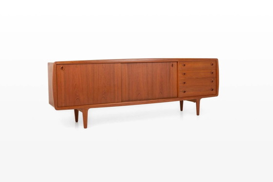 Vintage Danish sideboard by H.P. Hansen, 1960s – Wood, Scandinavian (photo 4 of 15)