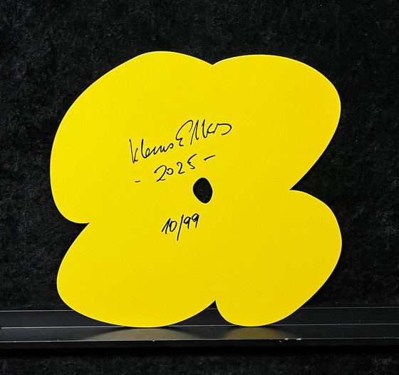 Image 1 of Ebbers, Klaus - 4 x Flowers, 2025 - Colored metal object - signed by hand