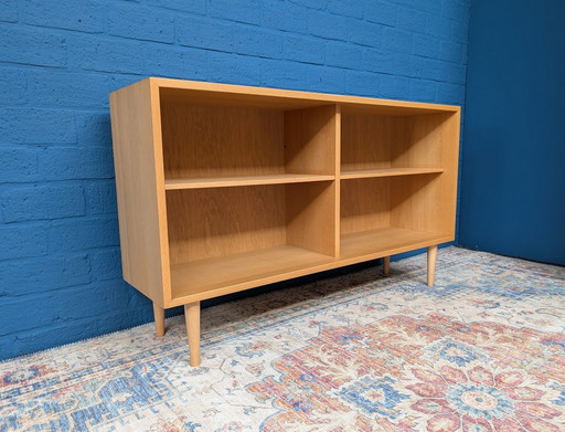 Bibliothèque basse en chêne vintage, Borge Mogensen pour Karl Andersson, années 1960