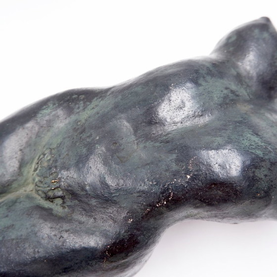 Image 1 of Scultura di nudo in bronzo e terracotta - Pascale Quoirin - XX secolo