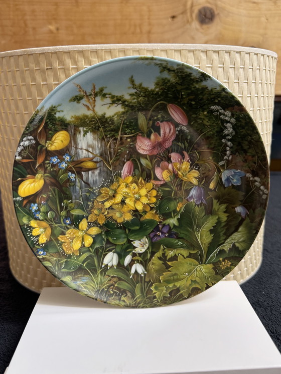 Image 1 of 🌸 “Wild Beauty” | Fürstenberg collector plates | Limited Edition | Complete and rare series | New