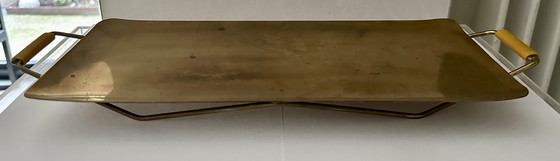 Image 1 of Raro piatto da portata in ottone WMF