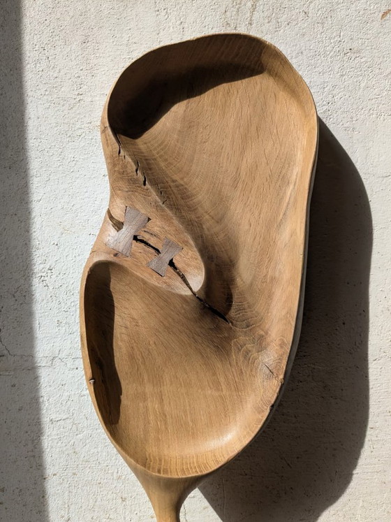 Grande Vassoio in Rovere Massiccio Intagliato – retroDom, Accessori da tavola, Wood (photo 2 of 6)