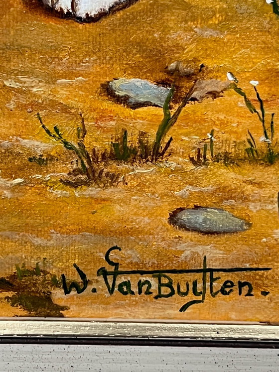 Willy van Buyten (born 1935-). Painting "Surprise". Oil on canvas. – Paintings & Drawings (photo 7 of 8)