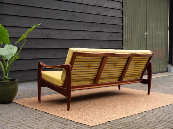 Canapé Gelderland De Ster | Vintage Mid-Century | Design Jaune – Canapés 3 places, Wood (photo 6 of 7)