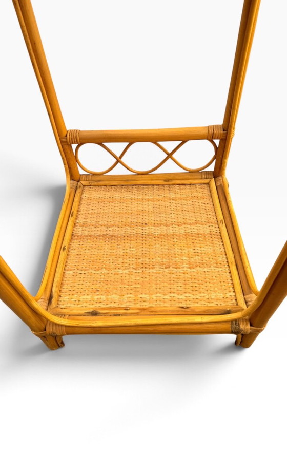 Coppia di Comodini Vintage in Bamboo e Midollino Intrecciato – Bambù (photo 12 of 13)
