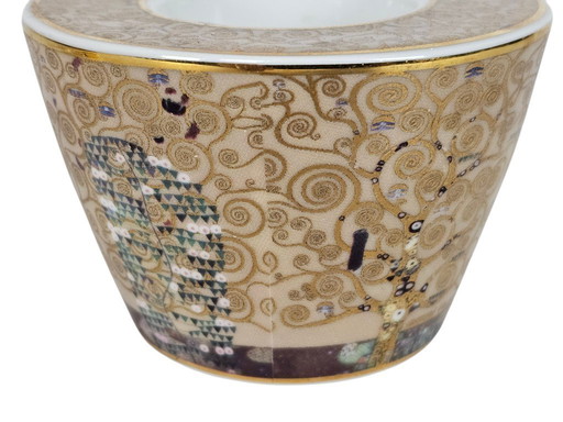 Goebel – Kollektion Artis Orbis – G. Klimt – Porzellan – Teelichthalter – 90er Jahre