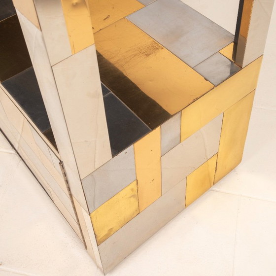 Paul Evans Cityscape Brass and Stainless Steel Bookcase, First Series, 1971 (photo 22 of 29)