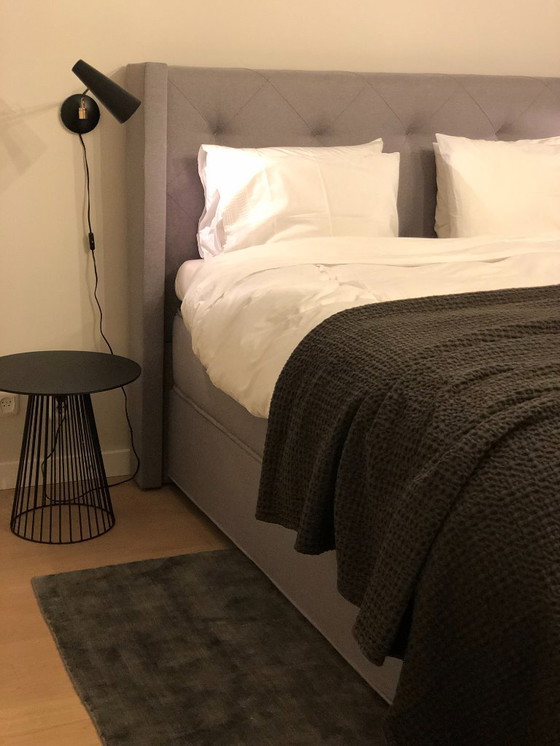 Image 1 of Swisse Sense, Luxus-Kopfteil, Doppelbett, graues Capitonné