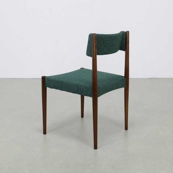 Image 1 of 4X Vintage Eetkamerstoelen, 1960S Nieuw Gestoffeerd