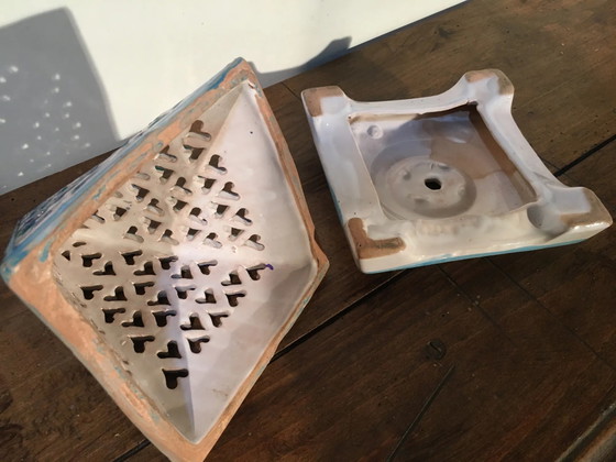 Fotoforo piramide in ceramica – Portacandele, Porcelain, Vintage (photo 3 of 8)