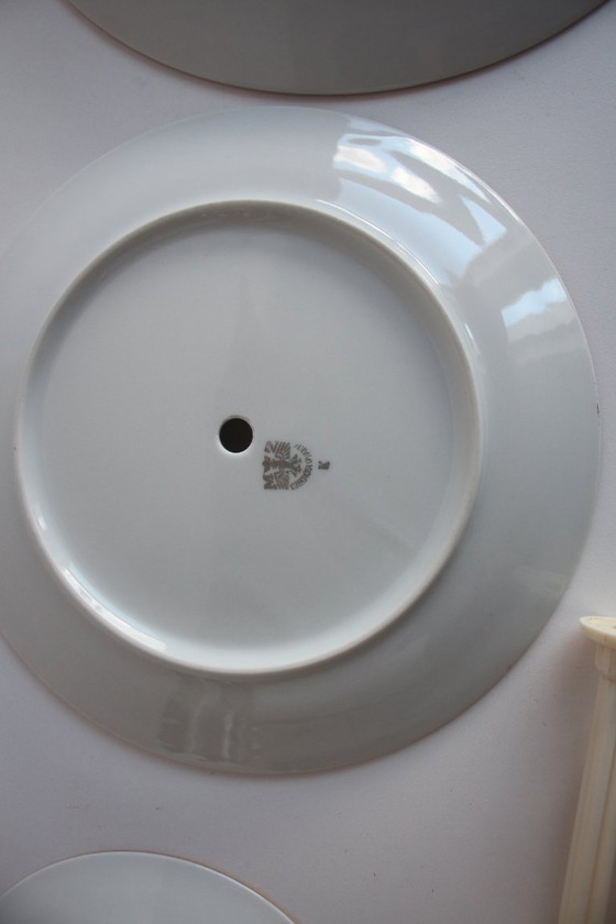 Image 1 of Multi-tiered porcelain tray, Stará Role porcelain, Czechoslovakia, 1950s. 