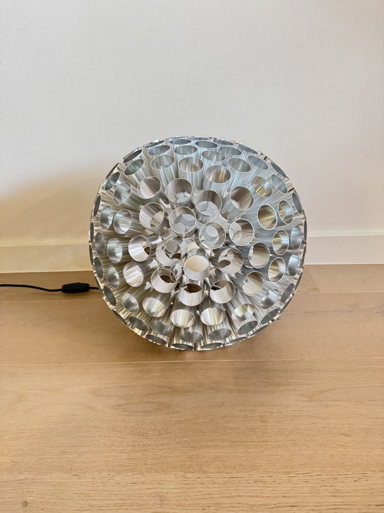 Vintage Space Age Aluminium Table Lamp or Pendant Light (photo 7 of 7)