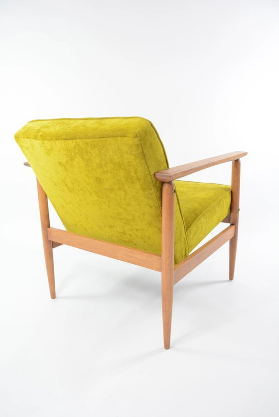 Image 1 of M gestructureerde fluwelen fauteuils citroen