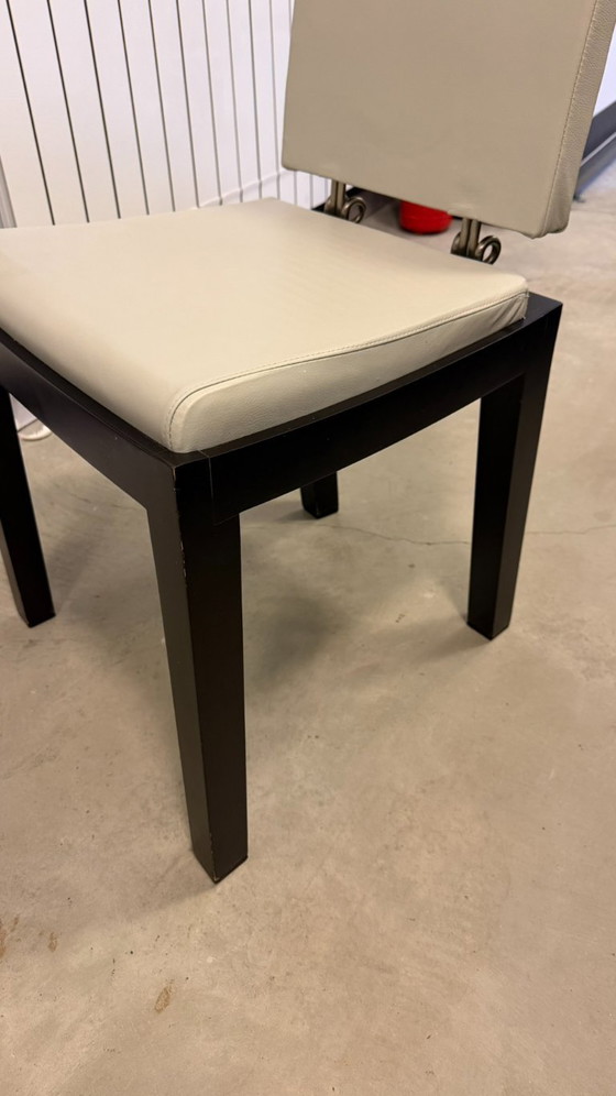 Image 1 of Sedie da pranzo vintage Giorgetti di Massimo Scolari - Set di 8
