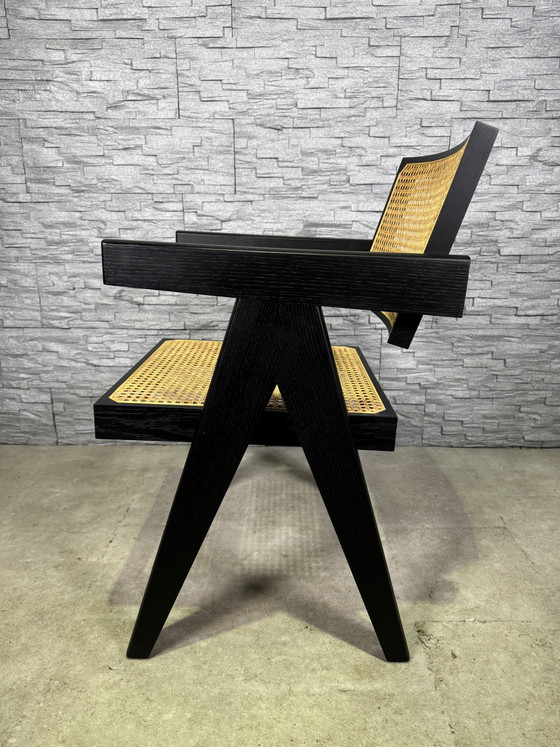 Cassina 051 Capitol Complex Office Chair – Chaises de salle à manger, Wood, Rattan, Modern (photo 4 of 11)