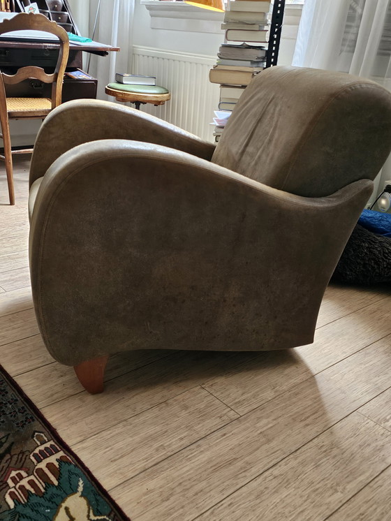 Image 1 of Fauteuil en cuir