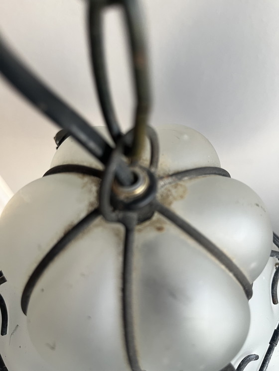 Image 1 of Paar venezianischer mundgeblasener Glaslampen