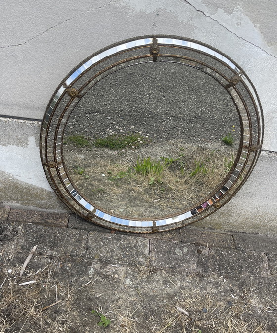 Image 1 of Miroir vintage en mosaïque vénitienne