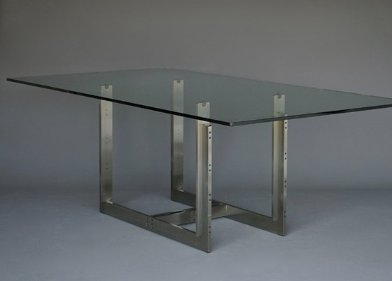 Image 1 of Sarpi Dining Table by Carlo Scarpa for Simon Gavina,1970s